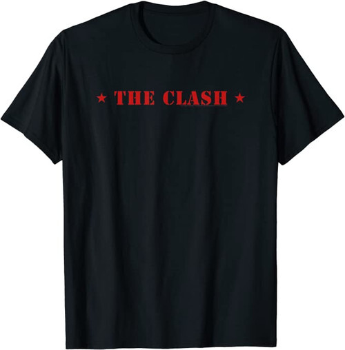 The Clash Logo with Stars T-Shirt