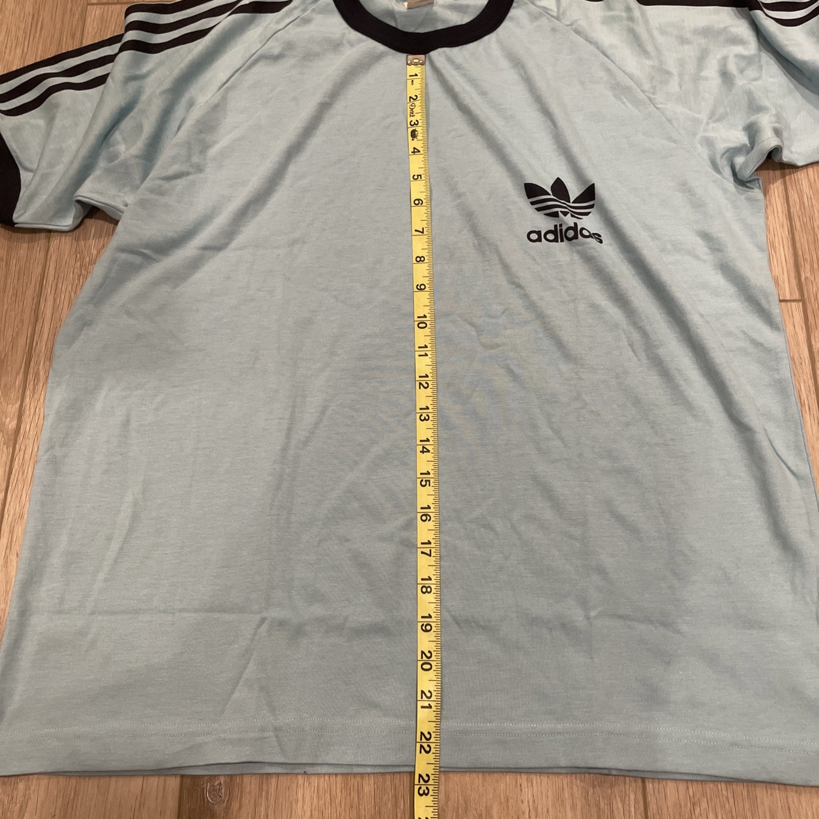 Adidas Classic Marle Tee Arctic Blue NWT SIZE L Y2K Era NEW Fresh