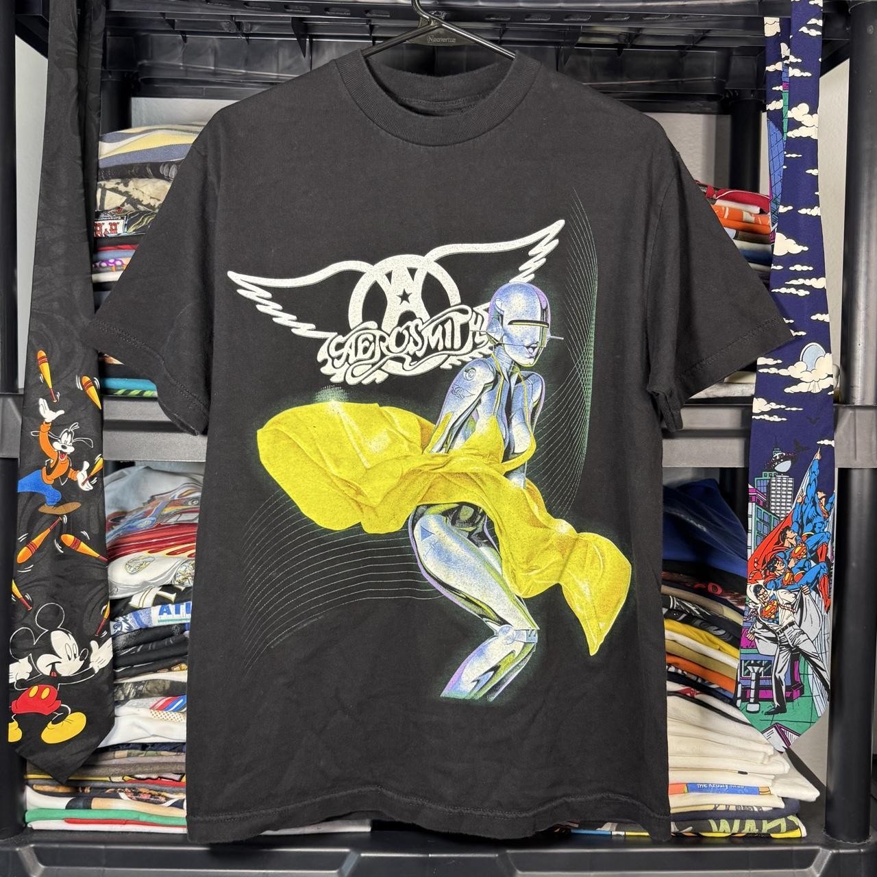 Aerosmith Hajime Sorayama Just Push Play World Tour 2001 T-Shirt Size M