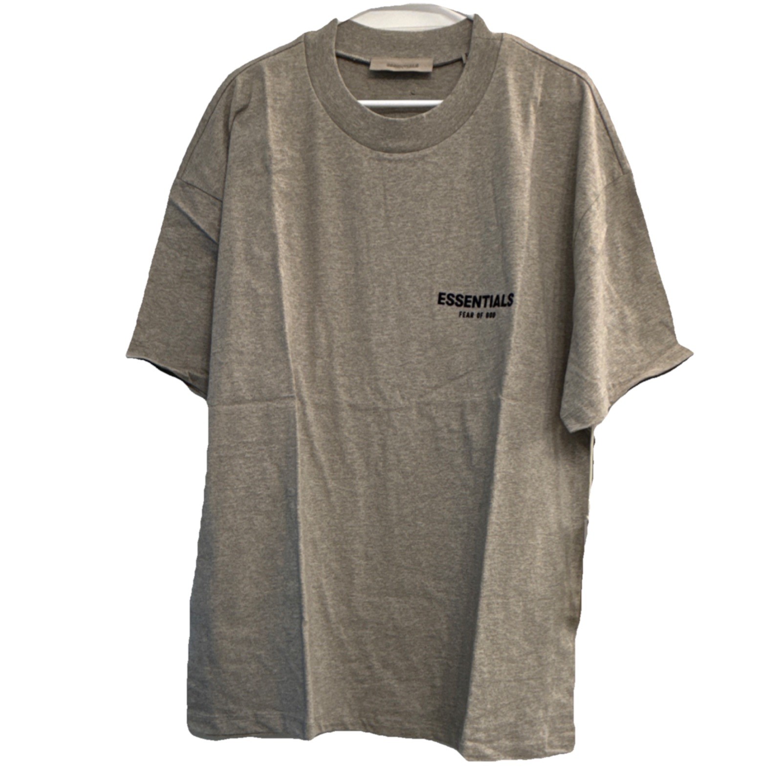 Essentials Fear of God ESSENTIALS Dark Oatmeal Logo Tee Crewneck XL NWT