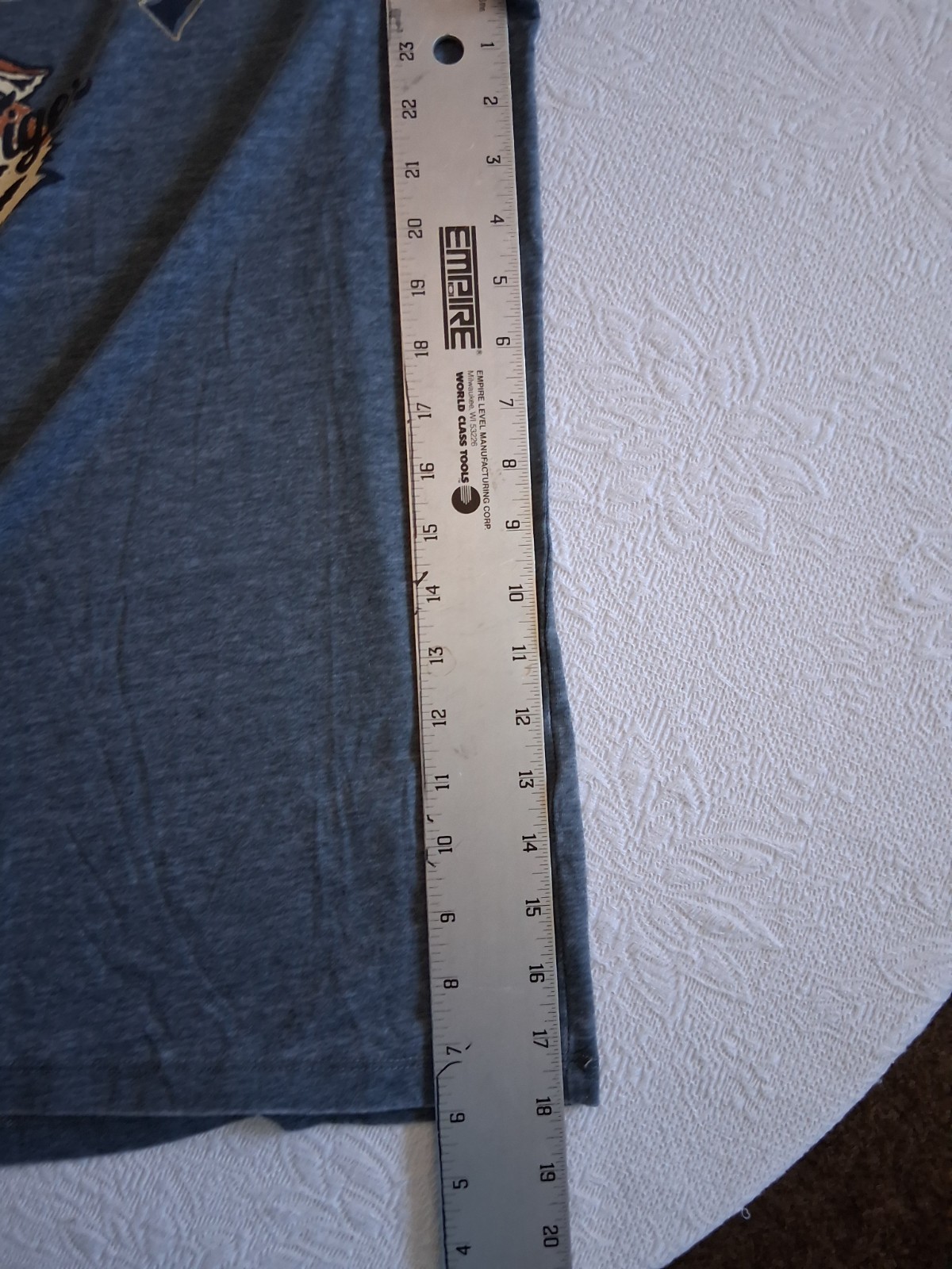 Triumph Tee Shirt.,Men’s, LARGE, Soft, Gray, Never worn. ( Lucky Brand)
