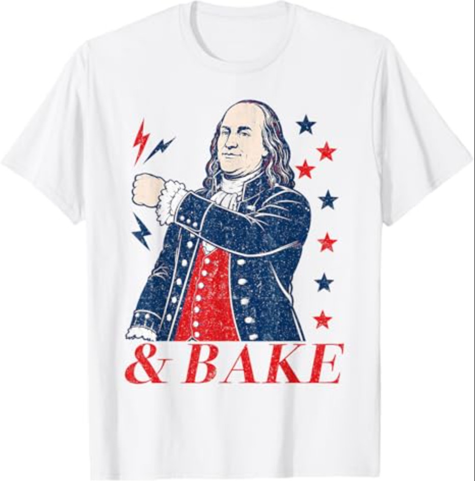 Funny Shake and Bake 4th of July Couple Matching T-Shirt