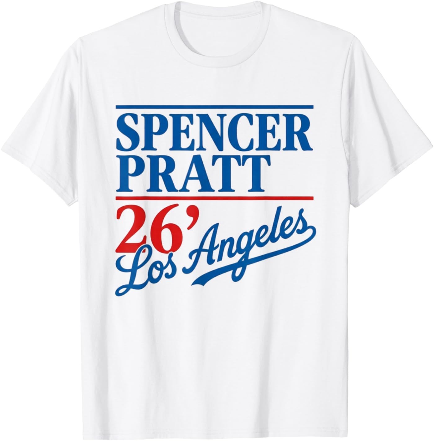 Spencer Pratt for LA Mayor California Vibes Design T-Shirt