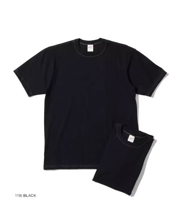 WHITESVILLE 2 PACK T-SHIRT White / Black / Navy / Gray WV73544 Made in Japan