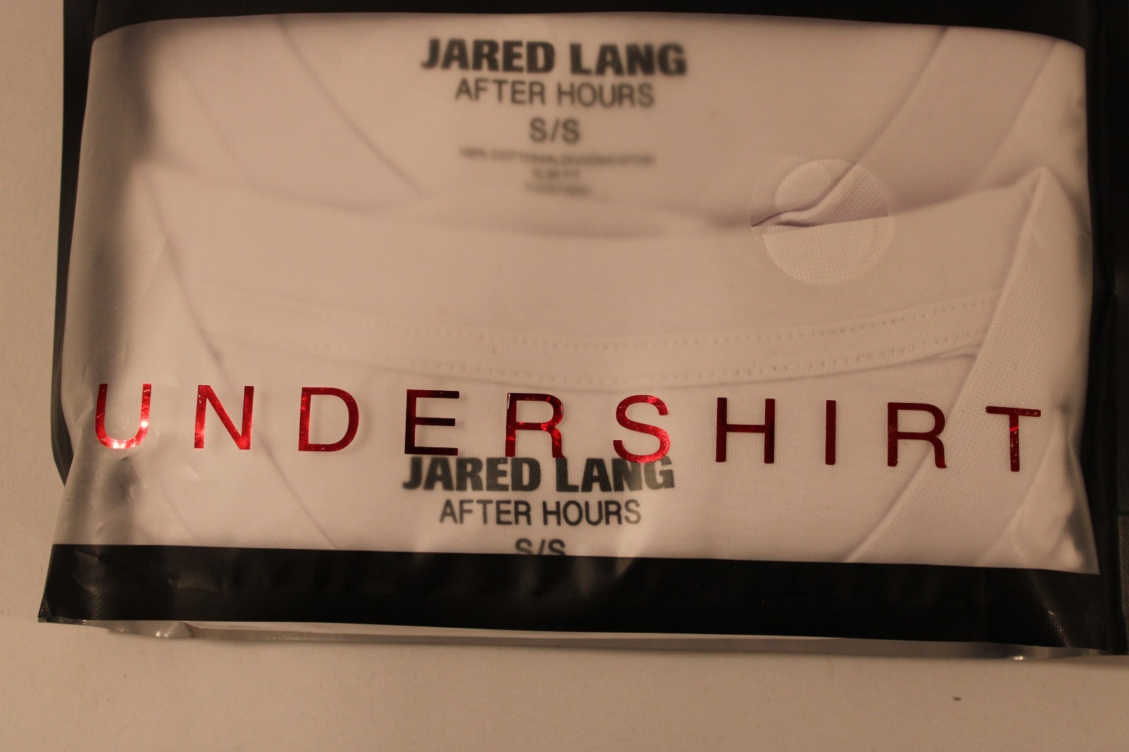 Jared Lang Men’s White Slim Fit Crew Neck Cotton T-Shirt 3-Pack Size Small