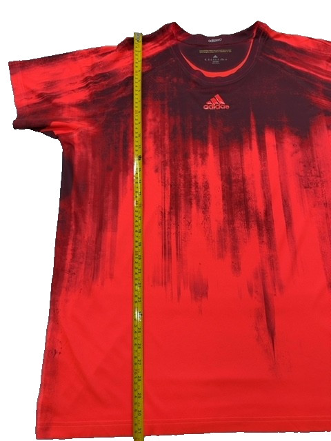 Adidas Men’s Red Adizero Running T-Shirt XL Short Sleeve Climate