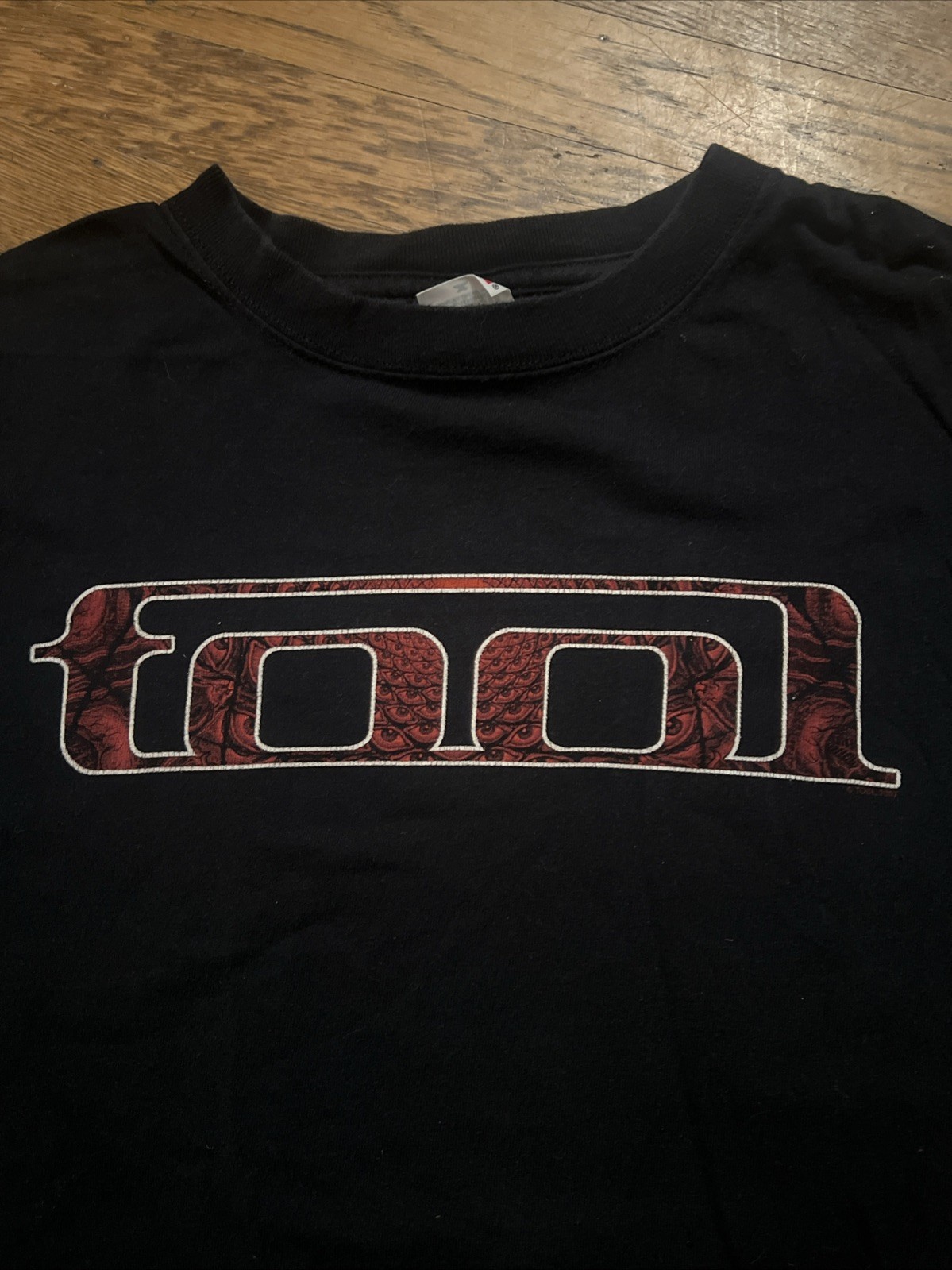 Vintage 2007 TOOL T Shirt Los Angeles California Red Eyes Black Size Large Alex