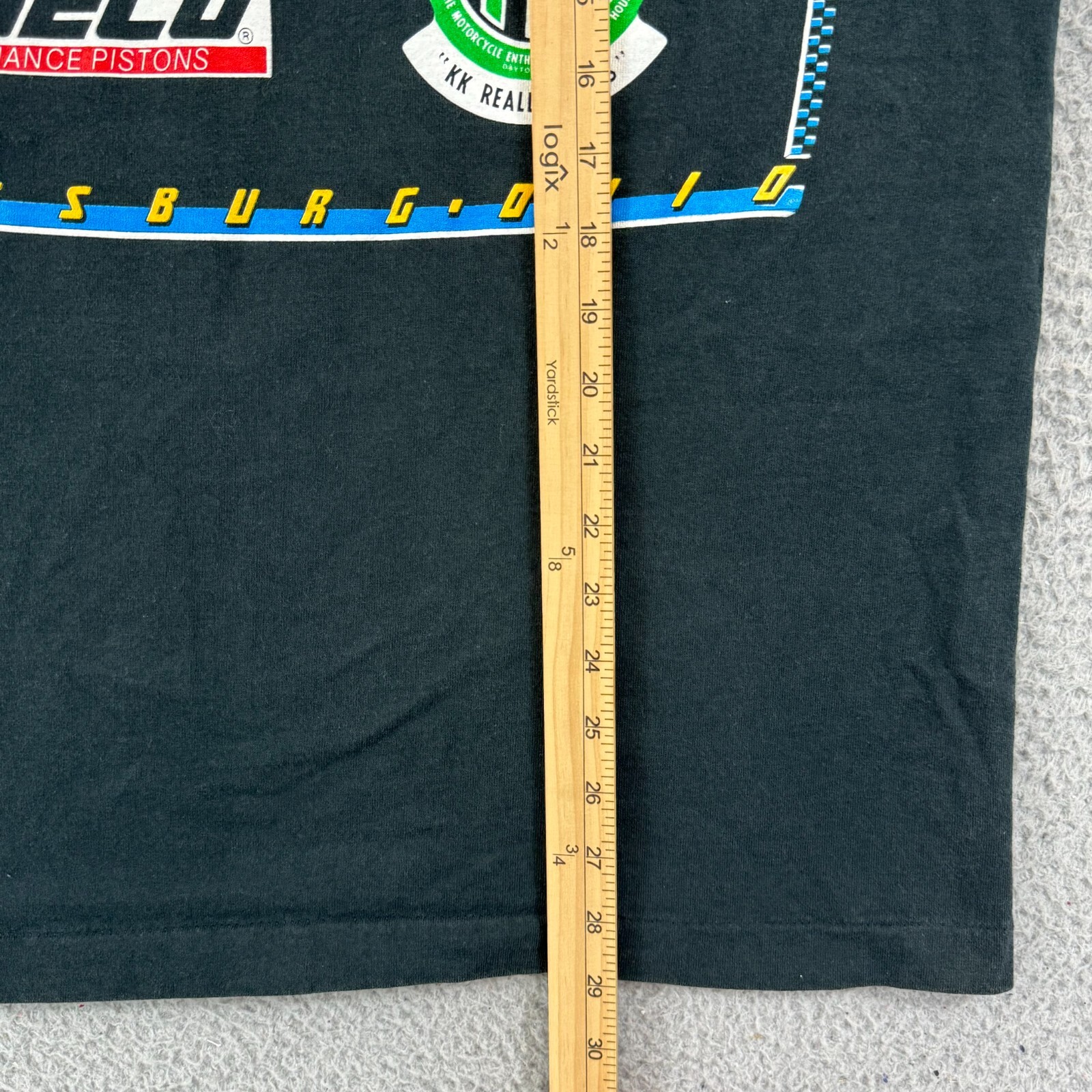 Vintage Eldora Speedway T-Shirt Mens L AMA Harley Davidson 90s Motorcycle Biker