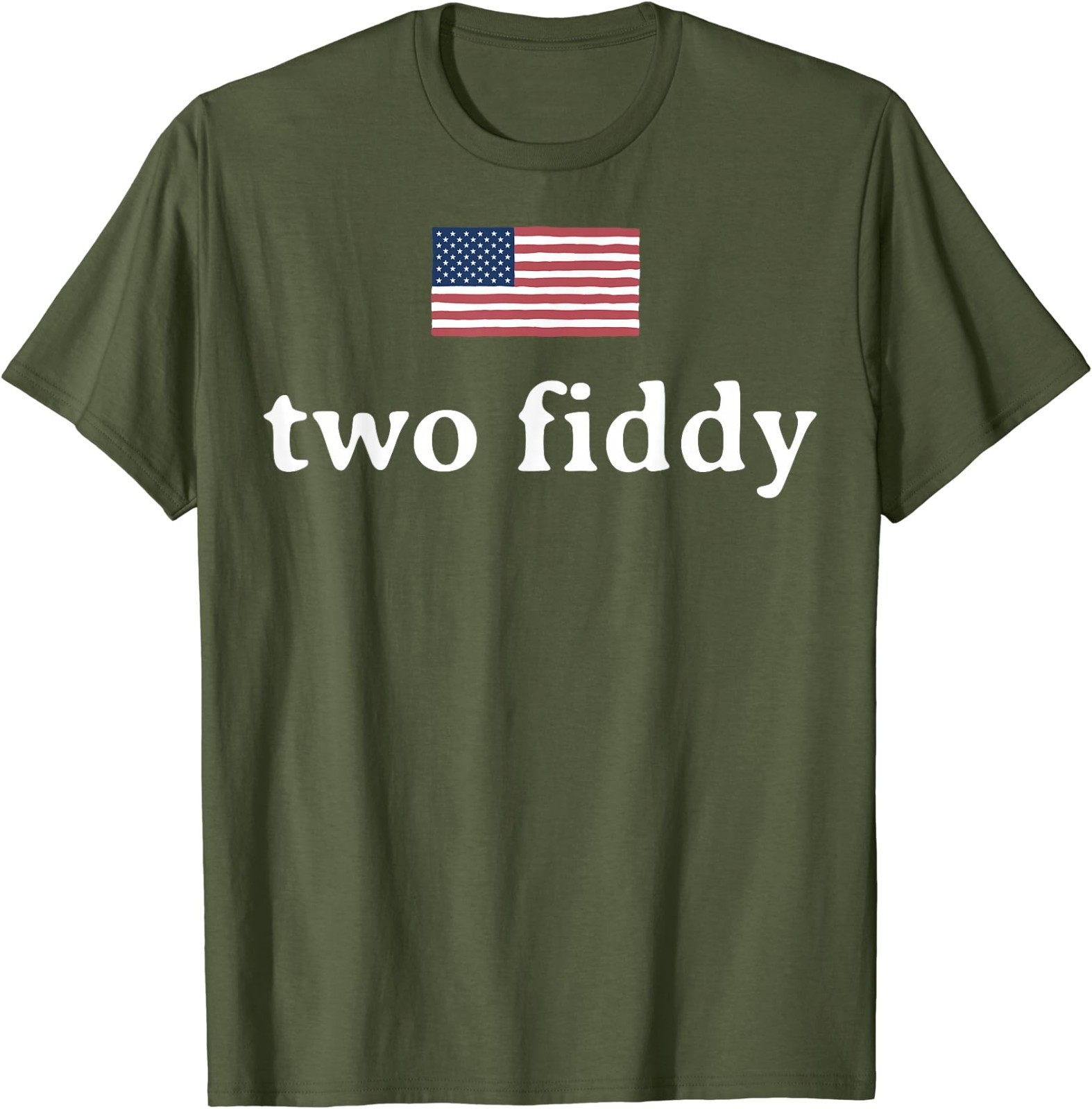 Two Fiddy 2 Fiddy 250th Anniversary 4th of July Patriotic T-Shirt