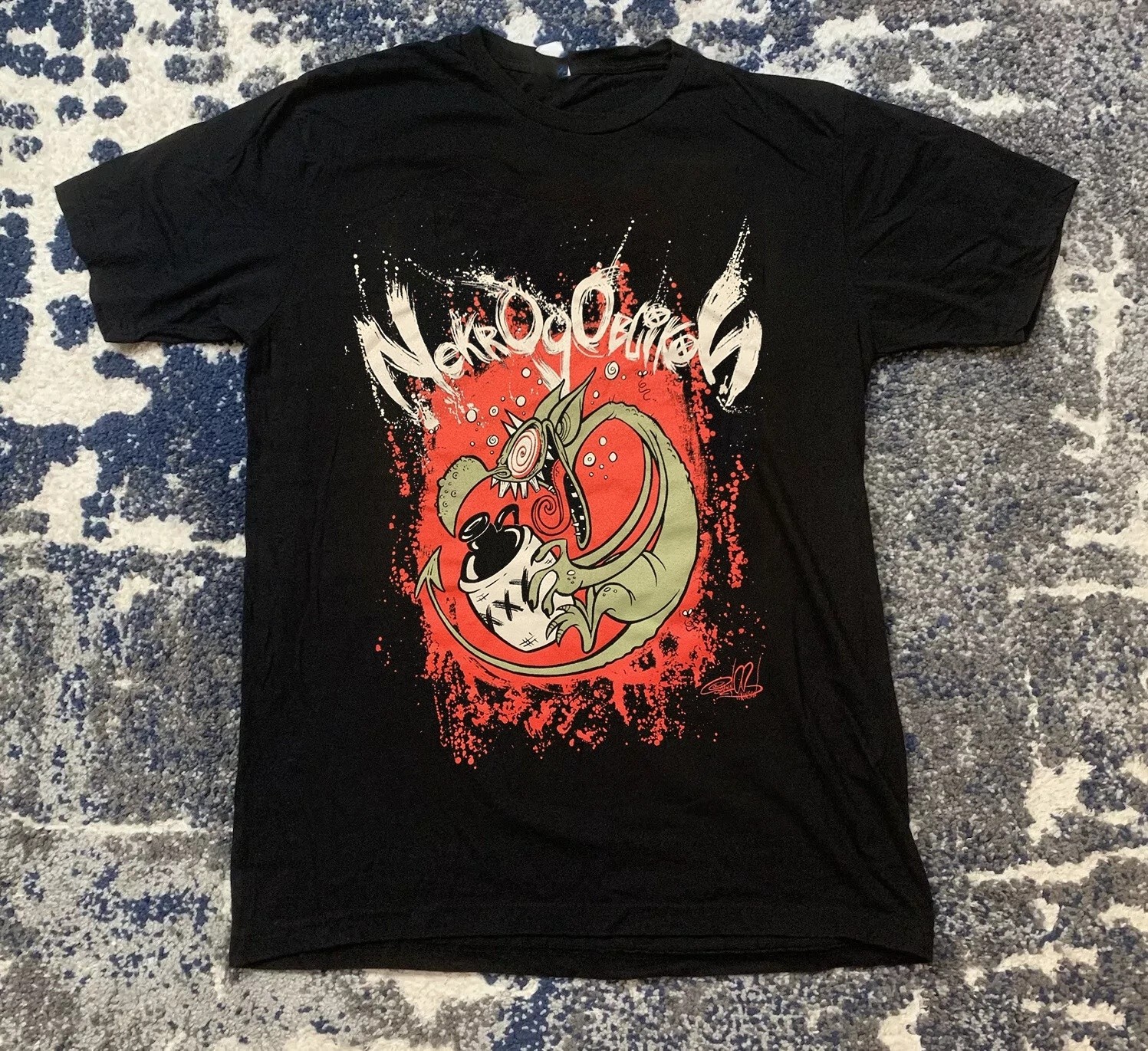 Nekrogoblikon Band Drunken Goblin Tour T Shirt