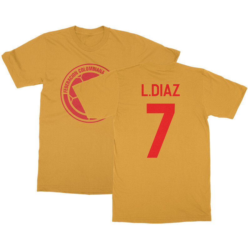 L.Diaz 7 Jersey Style – Colombia Soccer Cup Fan Unisex T-Shirt