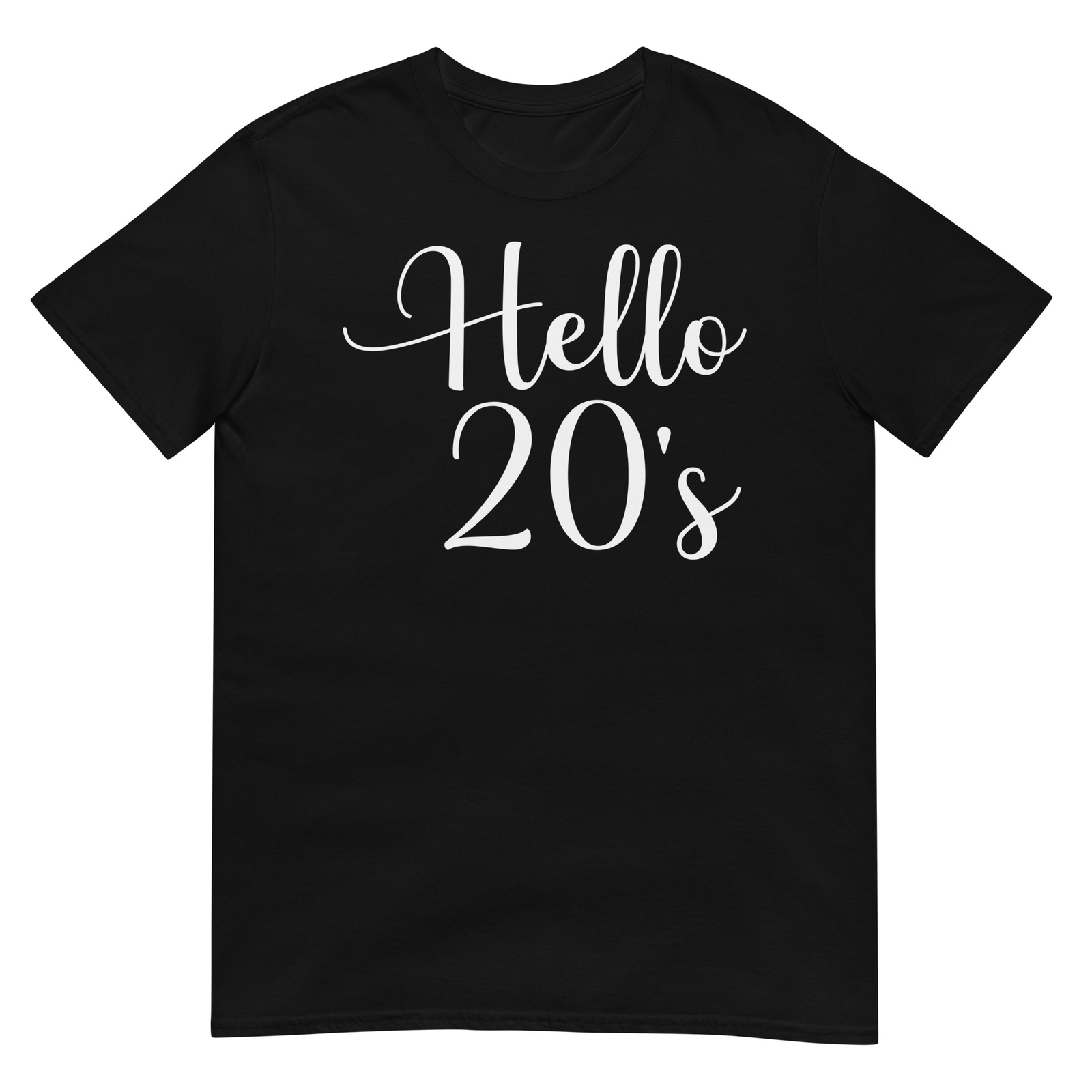 Hello 20’s Women 20 Year Old 20th Birthday Shirt