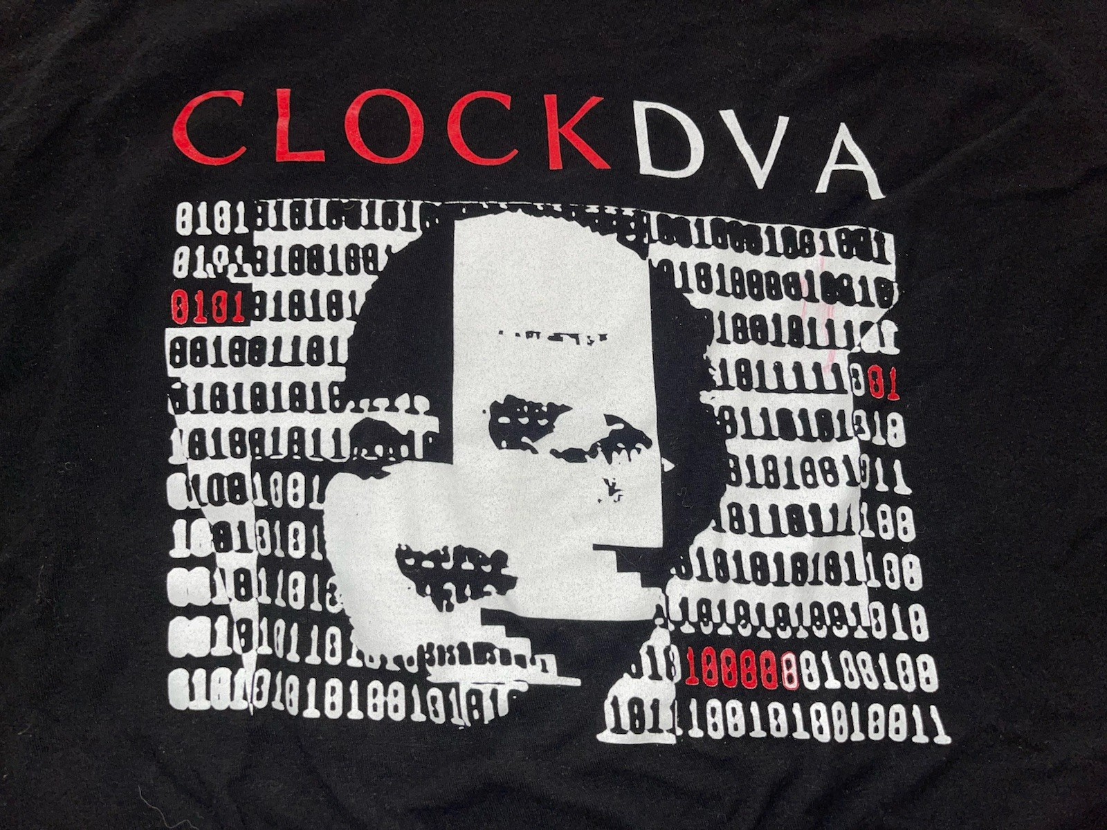 Men’s Clockdva Industrial Nation Tour 2025 EBM Black T Shirt 2XL Clock DVA