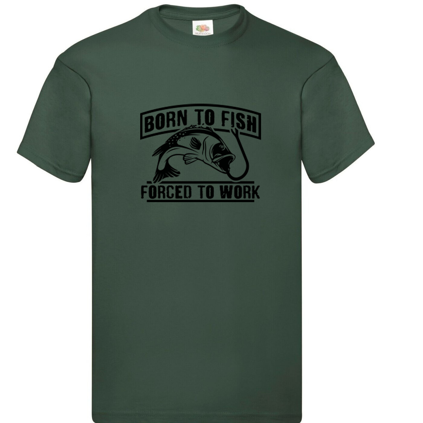 Fishing Forced To Work Fish Humour Novelty T Shirt Various Colours And Sizes