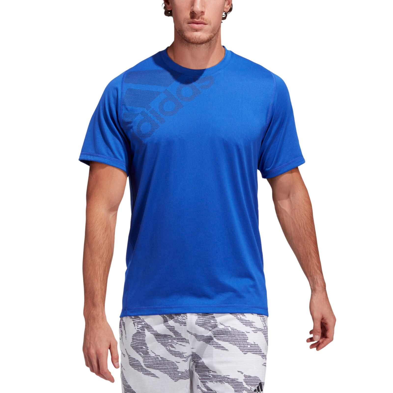 ADIDAS Freelift ClimaLite Training T-Shirt sz M Medium Royal Blue Logo