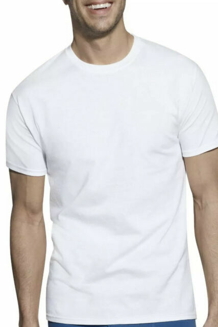 Hanes 2135Z0 T-Shirt for Men, Size L – White