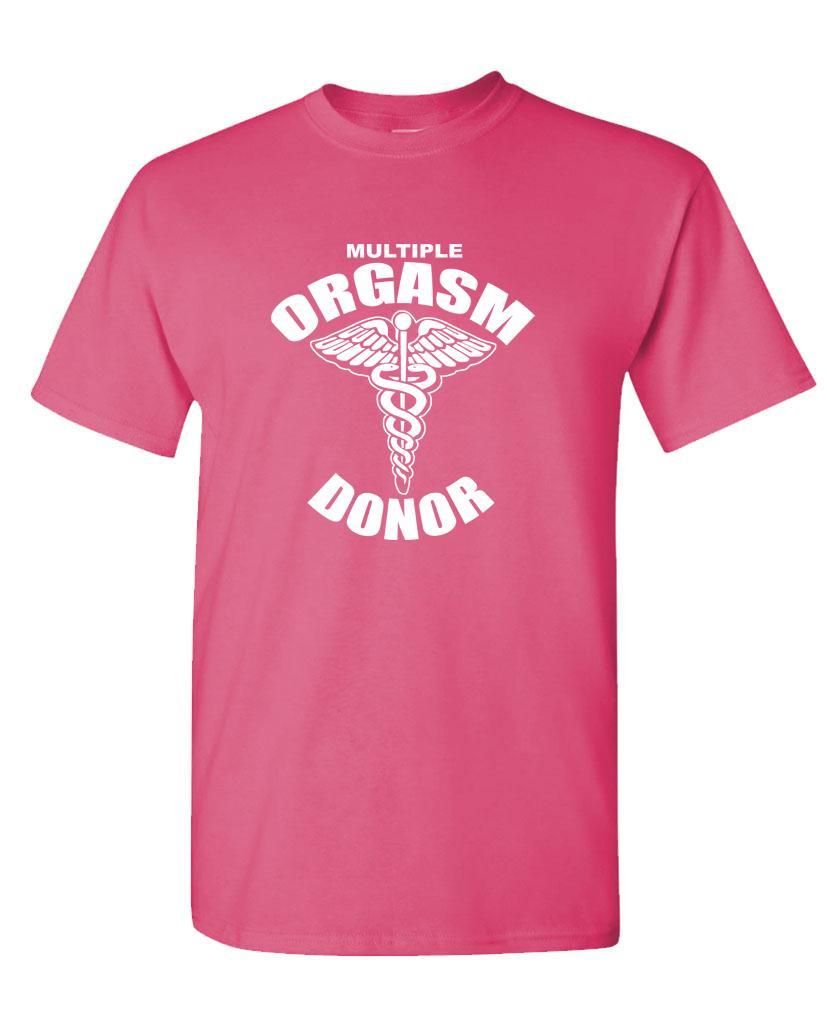MULTIPLE ORGASM DONOR – Unisex Cotton T-Shirt Tee Shirt