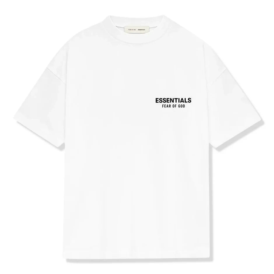 Fear of God Essentials Tee Bright White Men’s M Loose Oversized T-Shirt NWT SS25
