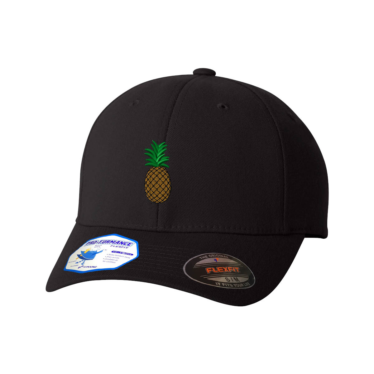 Flexfit Hats for Men & Women Pineapple Embroidery Dad Hat Baseball Cap