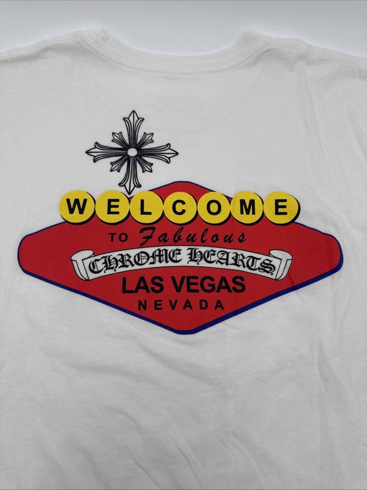 Chrome Hearts Las Vegas Exclusive Welcome To Fabulous Las Vegas Tee Size XL Used