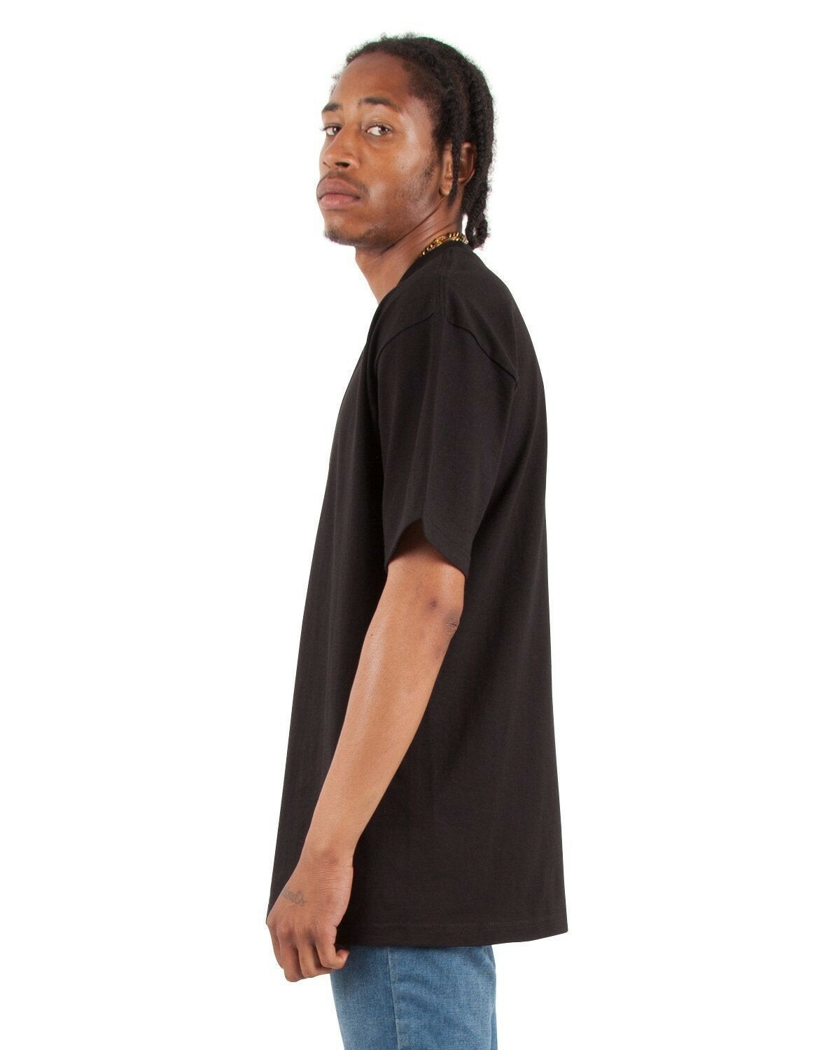 NEW SHAKA WEAR 7.5oz SUPER MAX HEAVY WEIGHT CLASSIC BOXY MEN’S PLAIN TSHIRT TEE