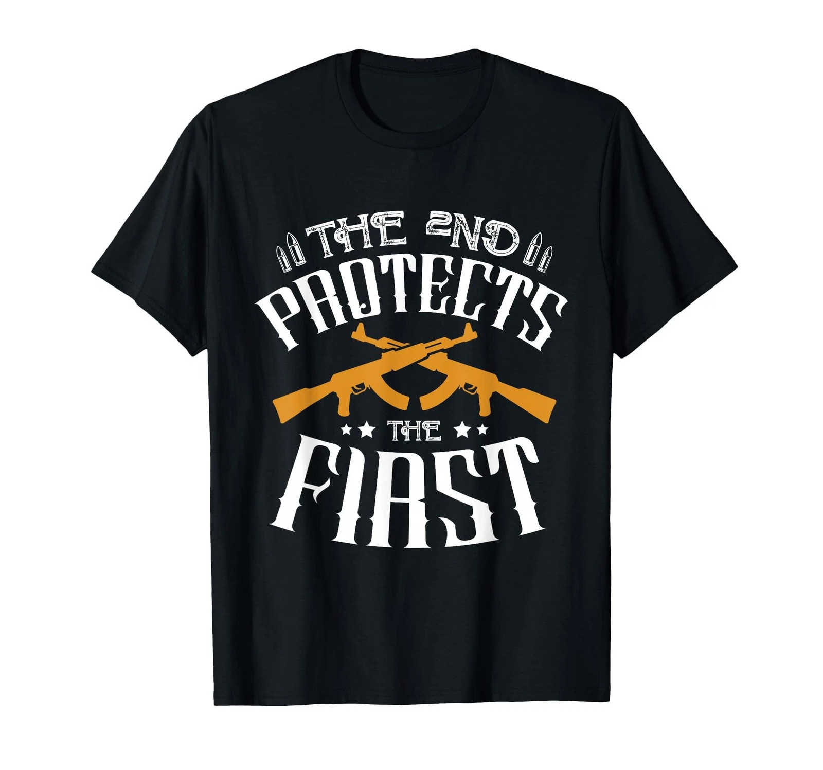 The 2nd Protects The First Gun Rights Second Amendment T-Shirt