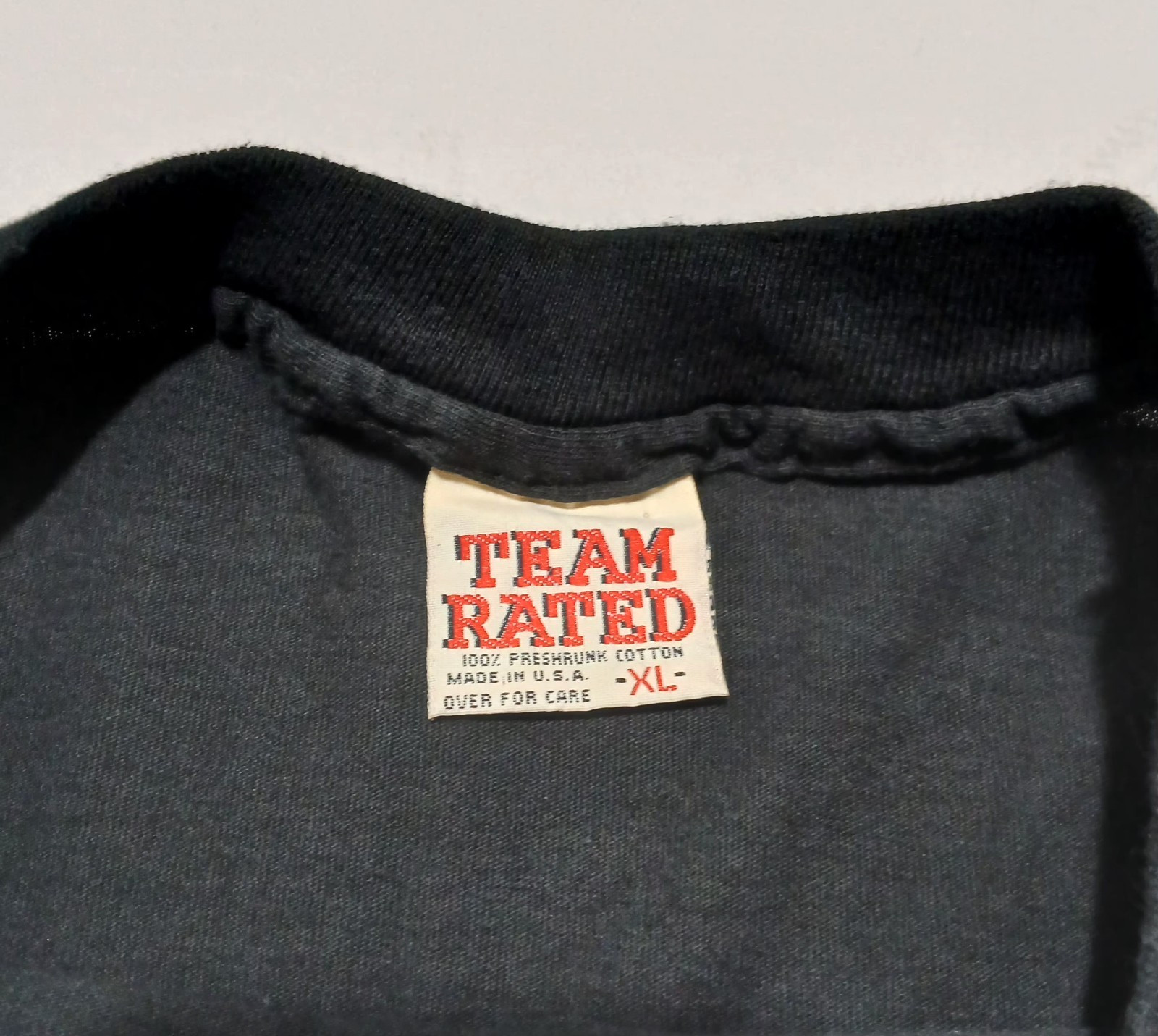 Vintage Chicago Bulls T-Shirt XL Team Rated Boxy Fit Grid Single Stitched 1991