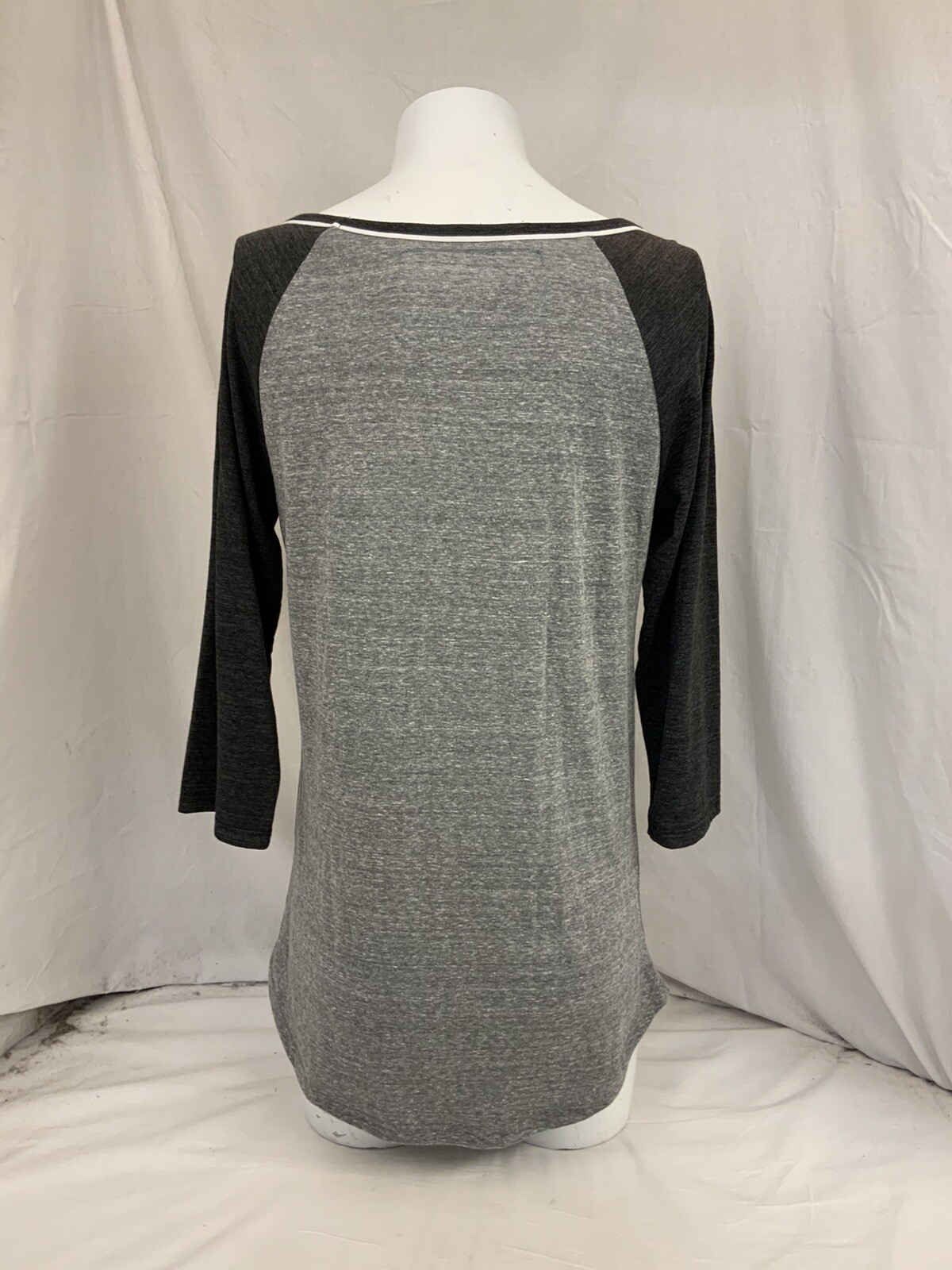 Sauce Hockey Shirt XL Gray 1/2 Sleeve Poly Cotton Rayon Made USA NWT YGI O2-335