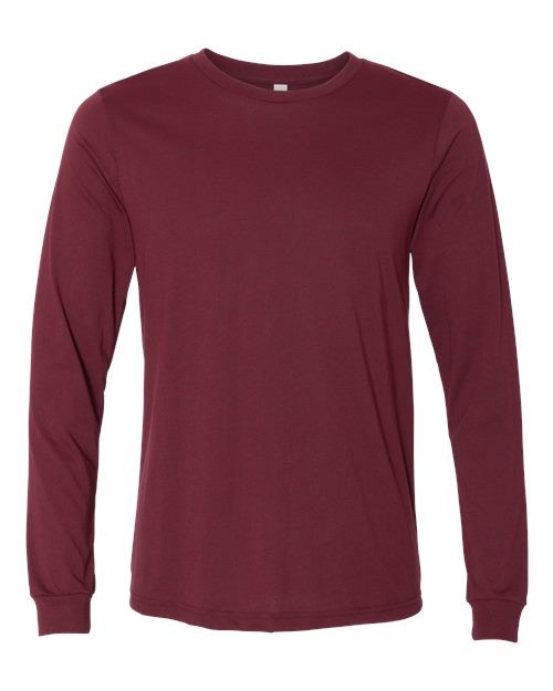 BELLA + CANVAS Heather CVC Long Sleeve Tee – 3501CVC