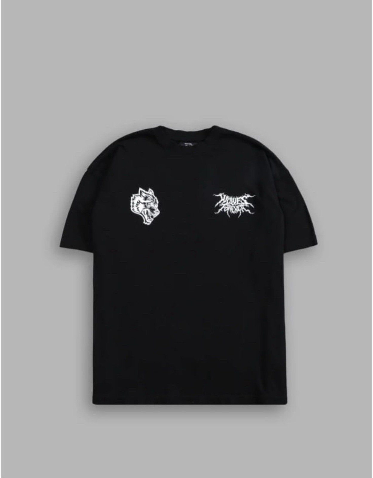 BERU “SIDE BY SIDE” SERIES PREMIUM OVERSIZED TEE IN BLACK SOLO LEVELING 2XL