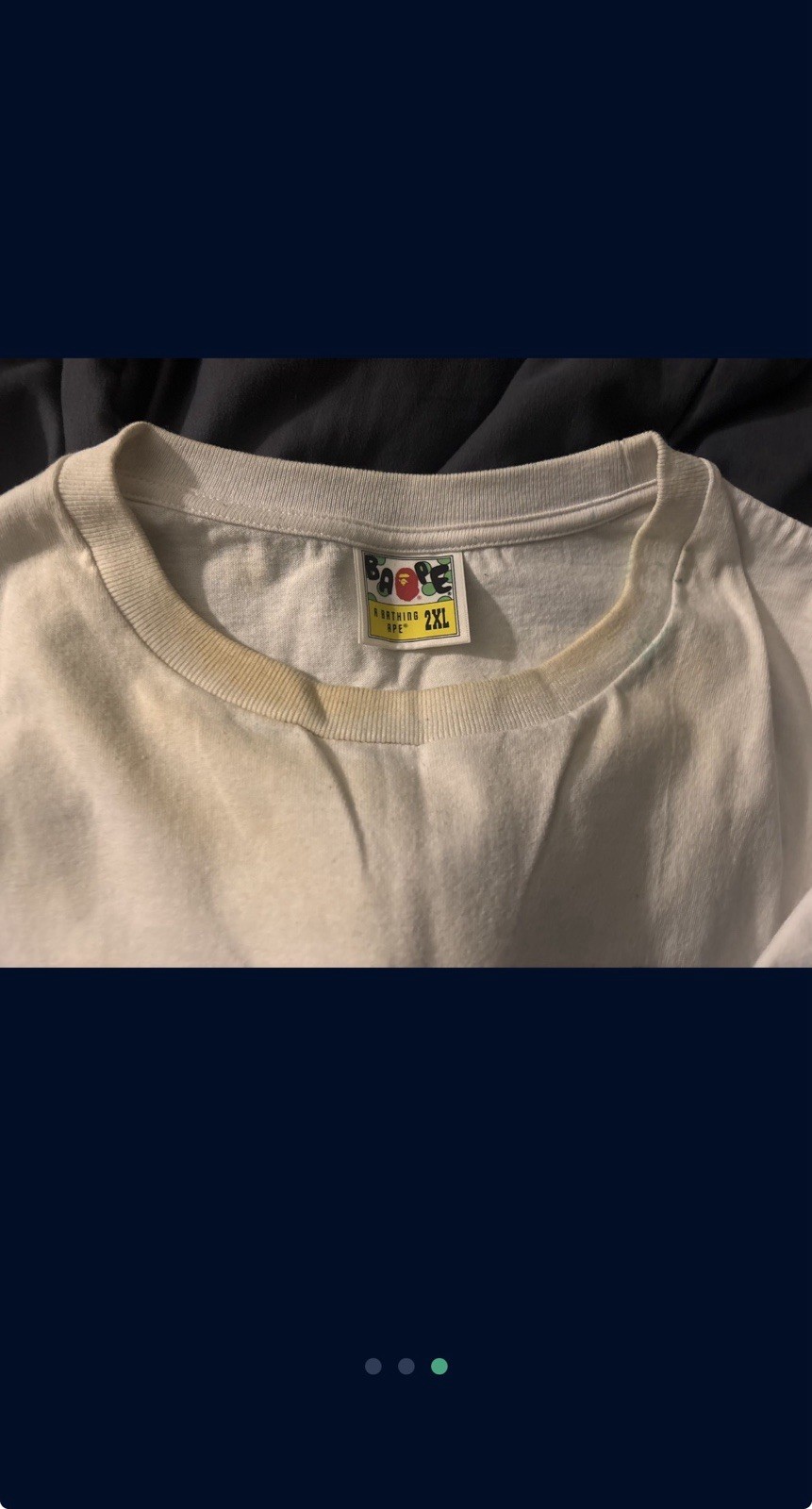 A Bathing Ape NYU 16th Anniversary Long Sleeve Graphic T-Shirt 2XL White