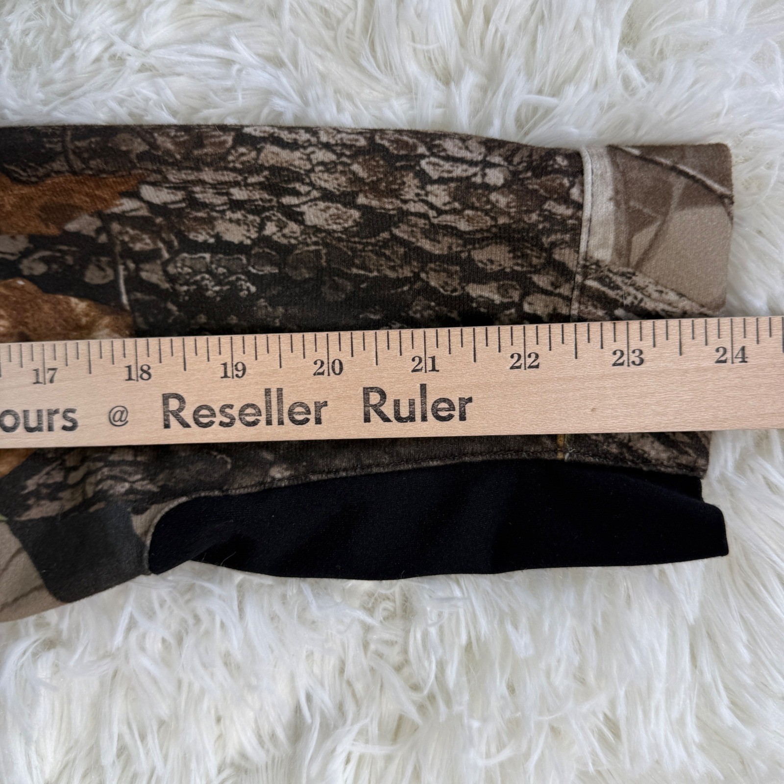 Sportsmans Warehouse Realtree Hardwoods Camo Henley Shirt XL Hunting Outdoors