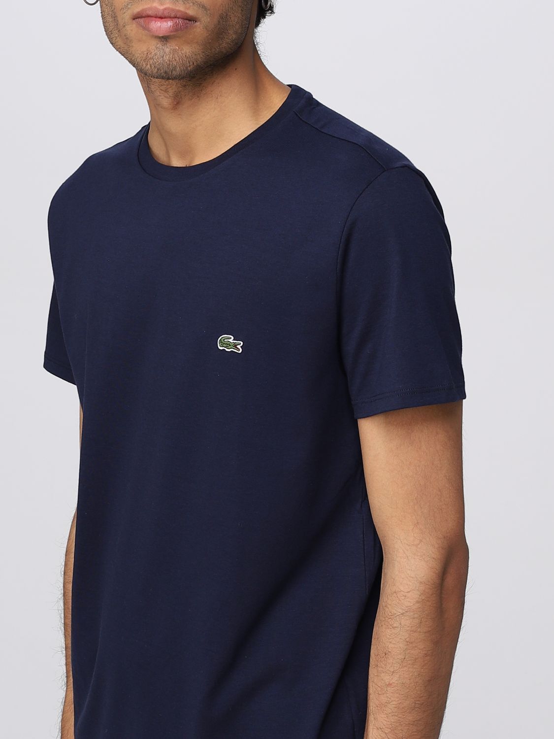 Lacoste Men’s T-Shirt Crewneck Art. TH6709 – 100% Cotton