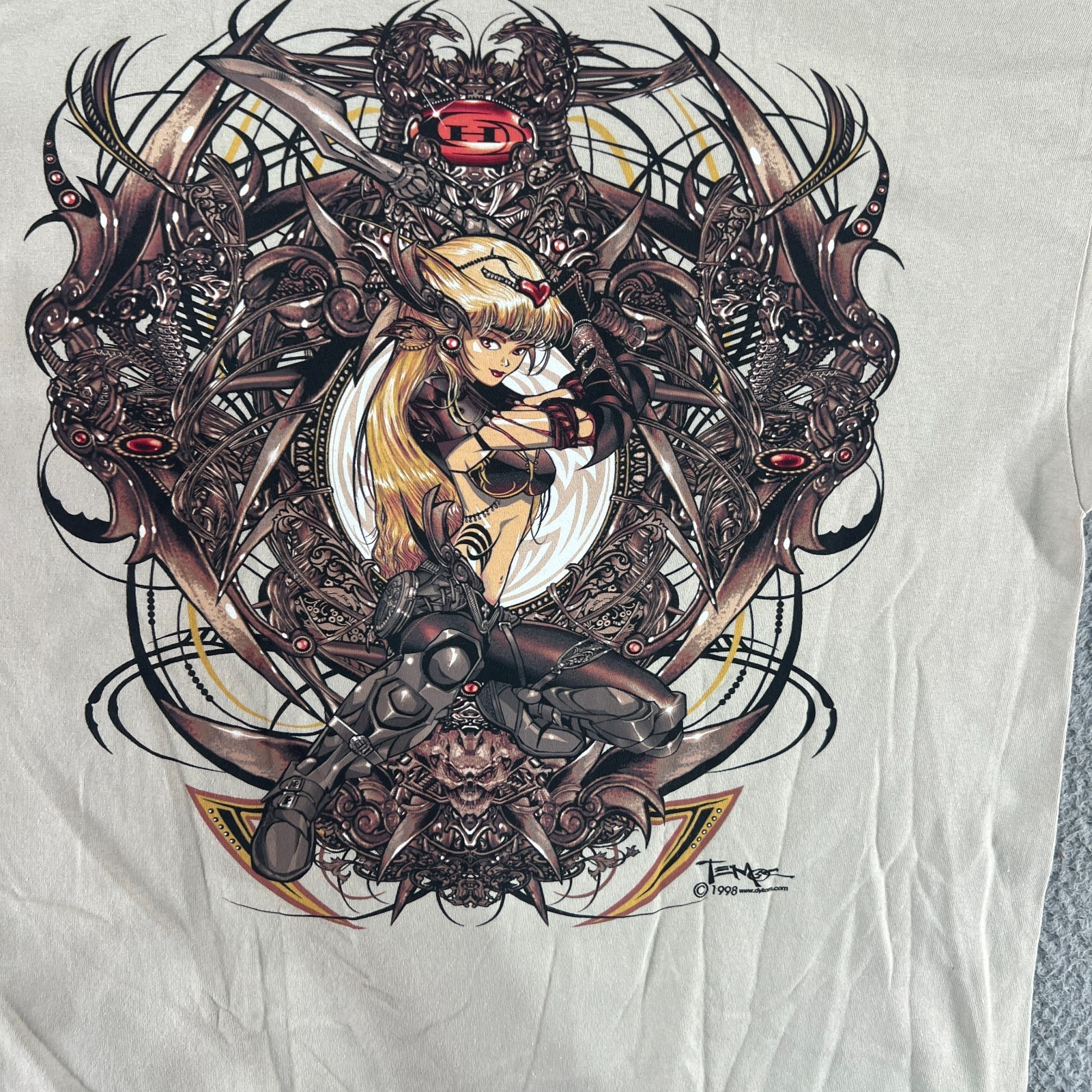 Vintage Hidden Oasis Shirt Mens XL Anime 1998 90s Streetwear Murina Cyberpunk