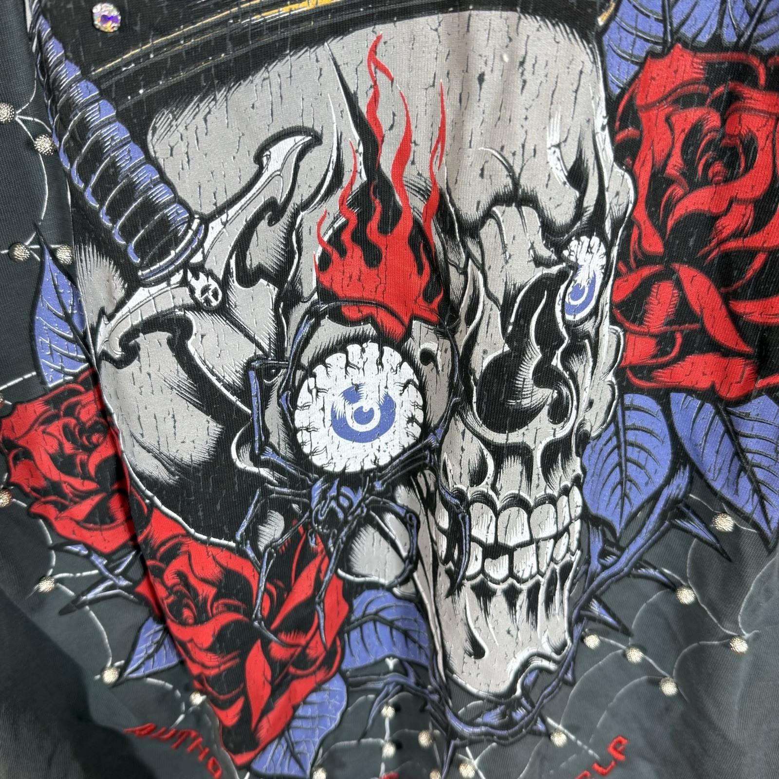 Tenaciti Studios Men’s XL Streetwear Tee Size L Stones/Spider/Skull Hit Free SHP