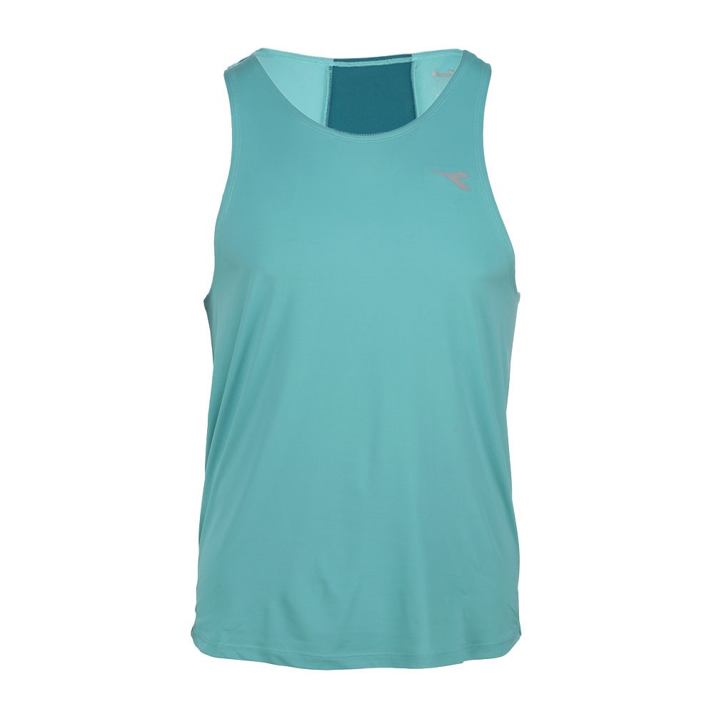 diadora Super Light Crew Neck Athletic Tank Top Mens Blue Casual Athletic 18021