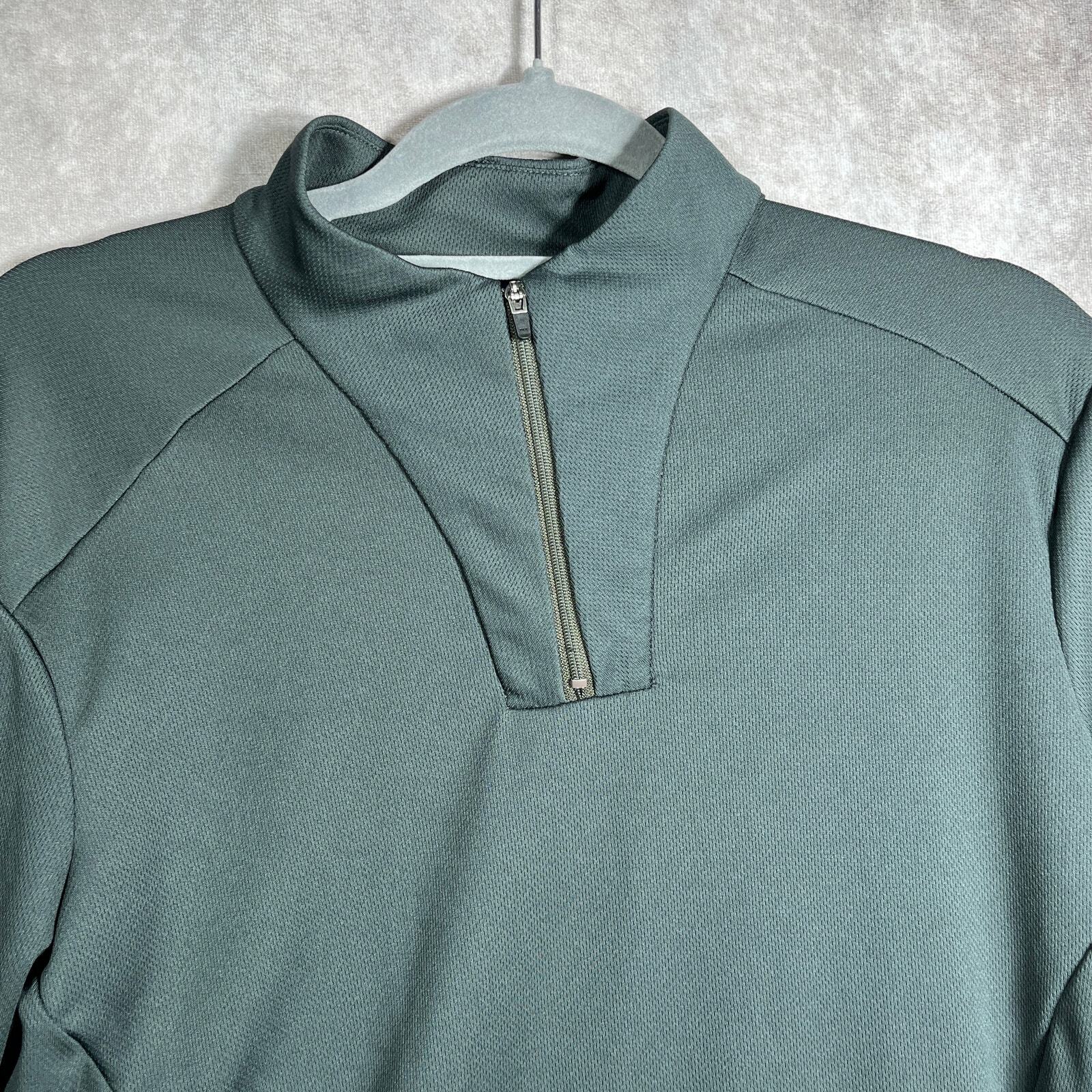 Irideon Riding Wear Shirt Mens Large Gray Quarter Zip Athleisure Outdoor