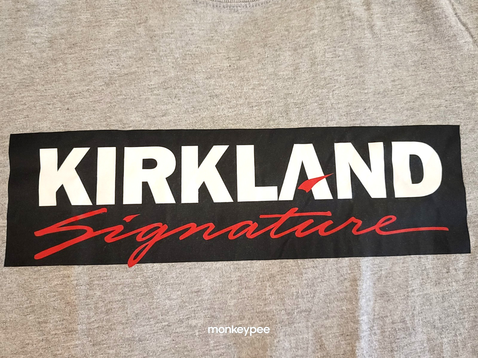Kirkland Signature Costco Unisex Logo T Shirt Mens Medium Womens large EUC
