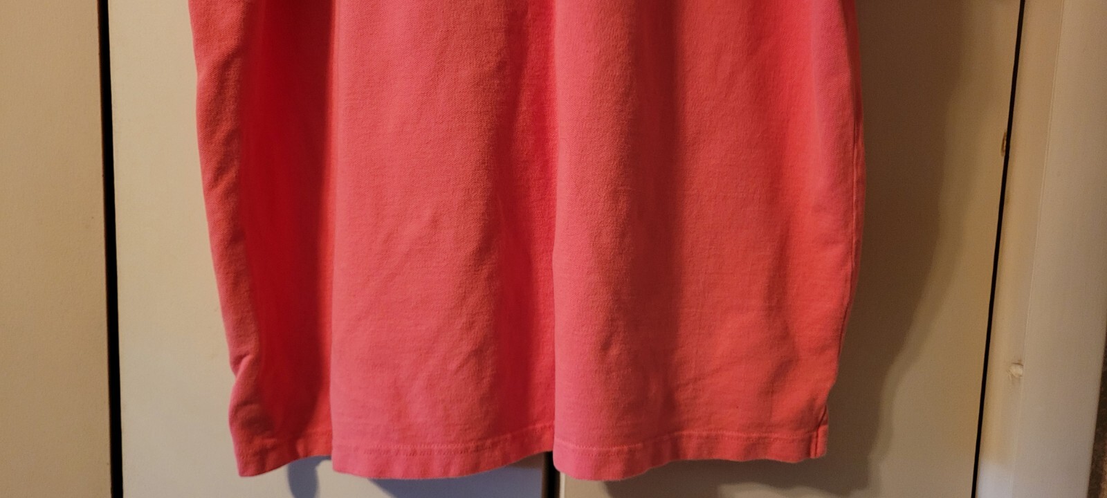 St Johns Bay XXL 2XL Mens Polo Shirt Short Sleeve Easy Care Pockets Pink Salmon