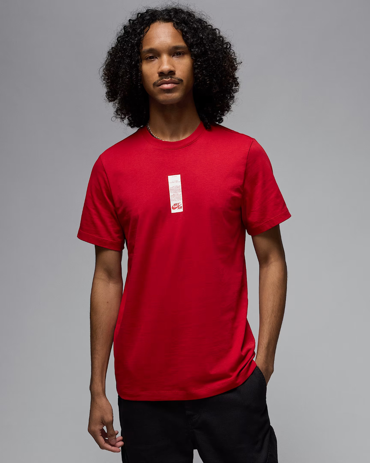 Nike Jordan Brand AJ1 Men’s T-shirt Varsity Red White HM9997-636 US Size XS-3XL