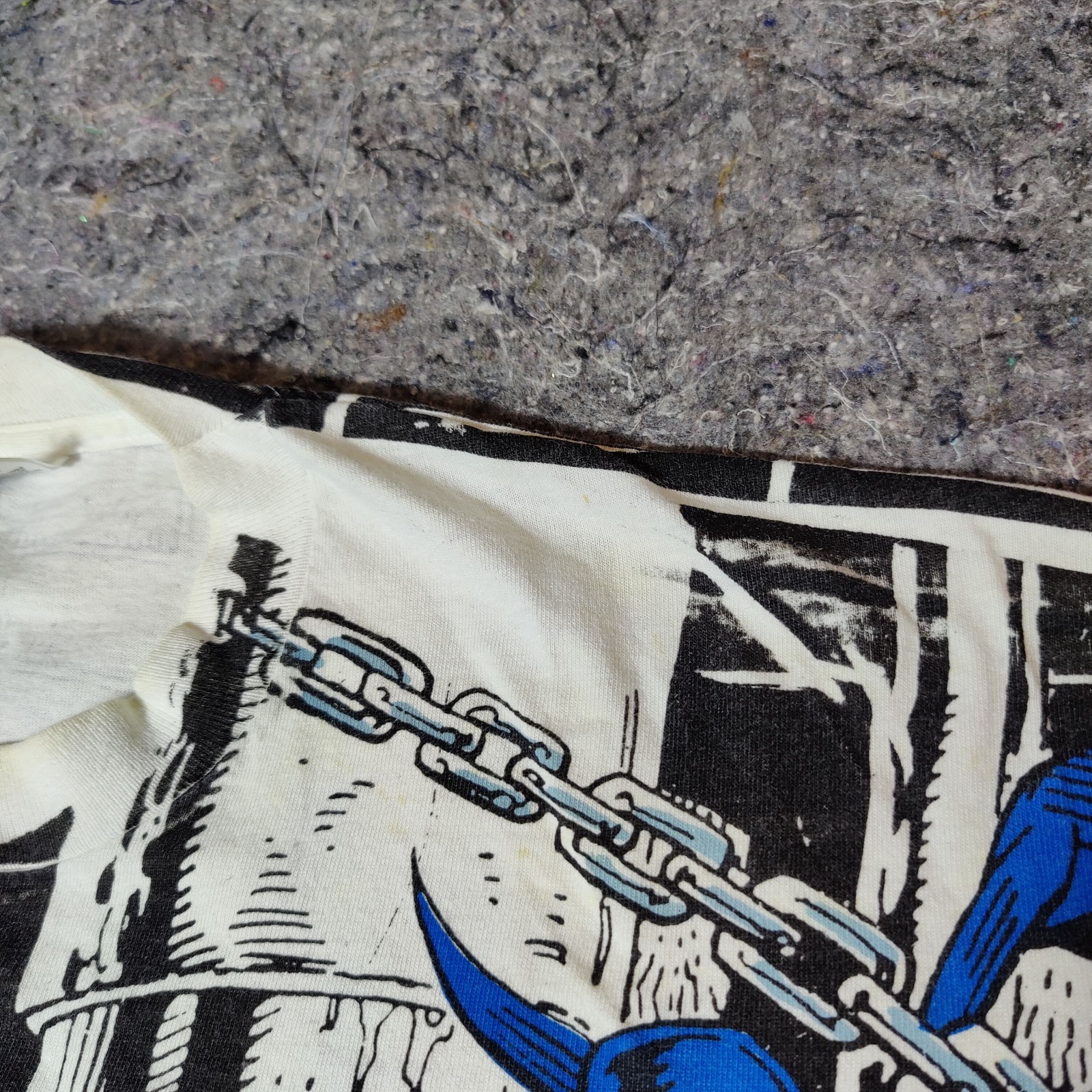 RARE 1994 Marvel Venom Ghost Rider All Over Print AOP T Shirt Mens XL Fruit Loom