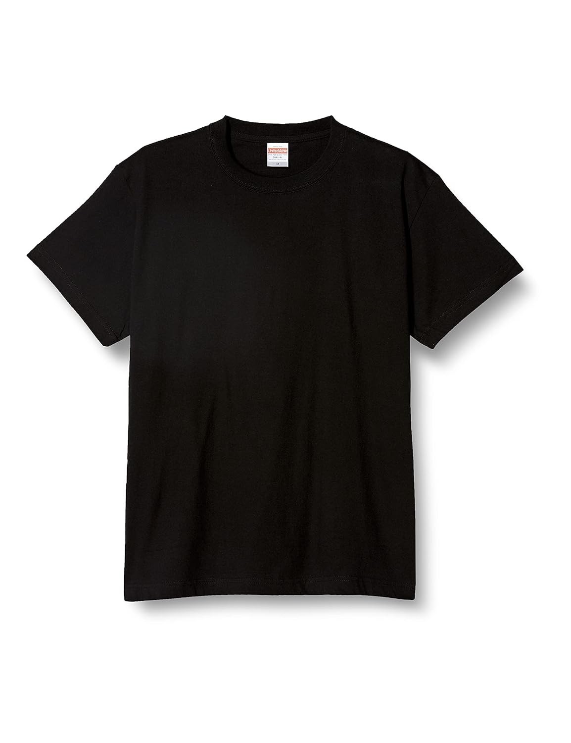 [US STOCK] United Athle 5.6oz Plain Short Sleeve T Shirt Black L New no tag
