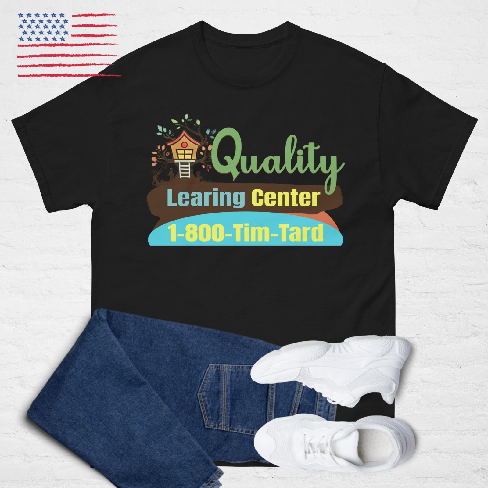 Quality“Learning”Center, Minnesota Tard Walz, Somali Fraud “Learing” T-shirt