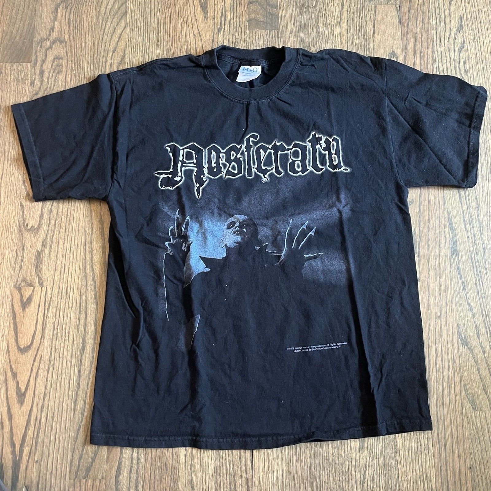 Vintage 2000s 90s Noseferatu Vampire Horror Movie Tee Shirt Sz L