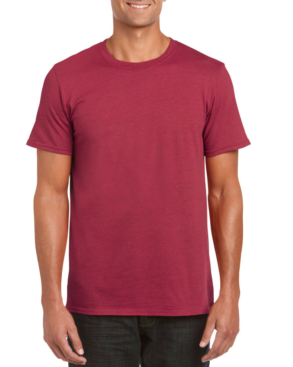 Gildan Softstyle Ringspun T-Shirt * Mens Plain Tee * Heather * Shirt – (GD01)