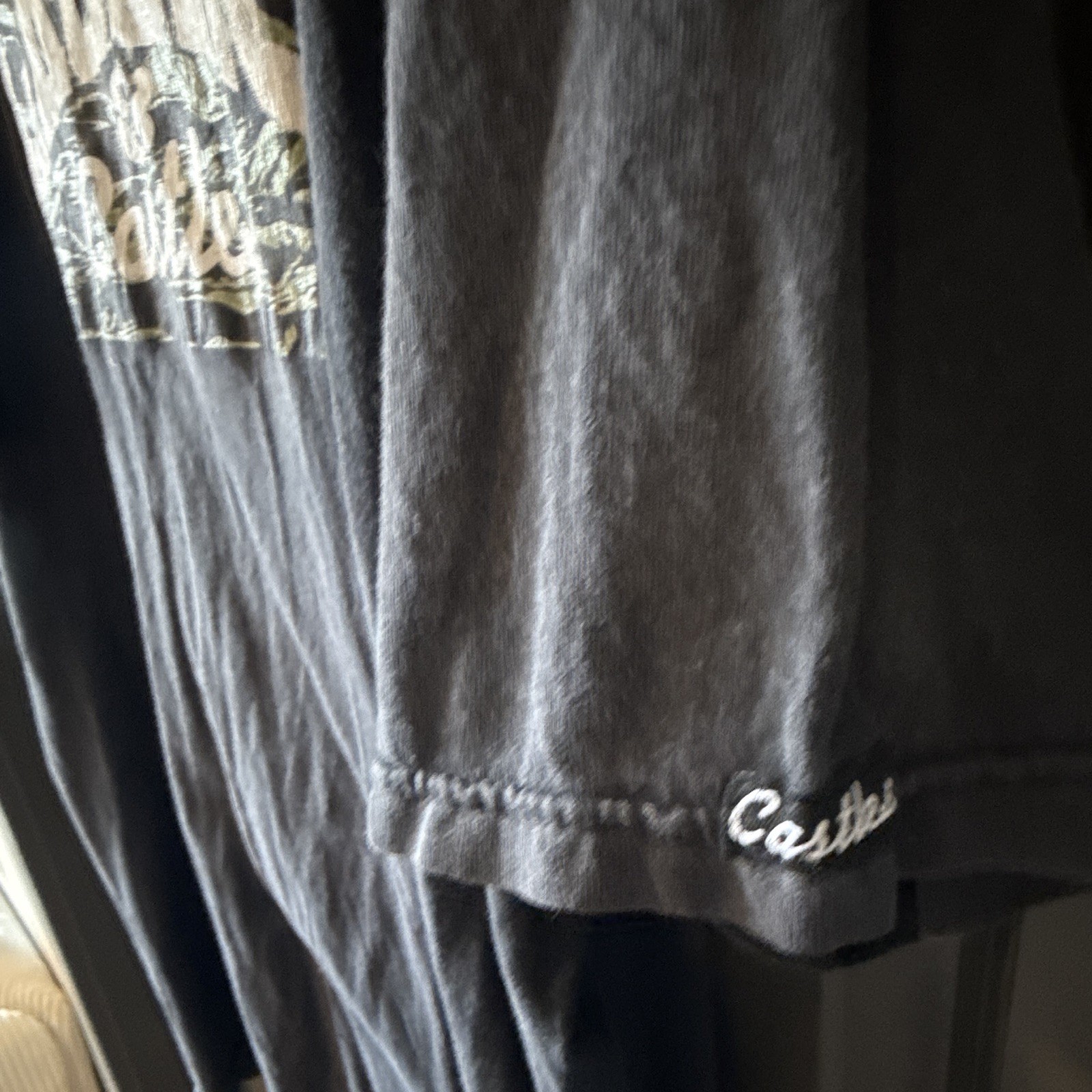Crooks & Castles Men’s Black Crew Neck Short Sleeve Graphic Logo Tee XL