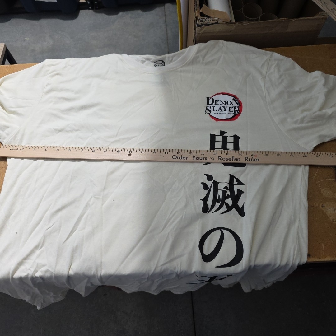 Demon Slayer: Kimetsu No Yaiba Character Panels White XXL T-Shirt