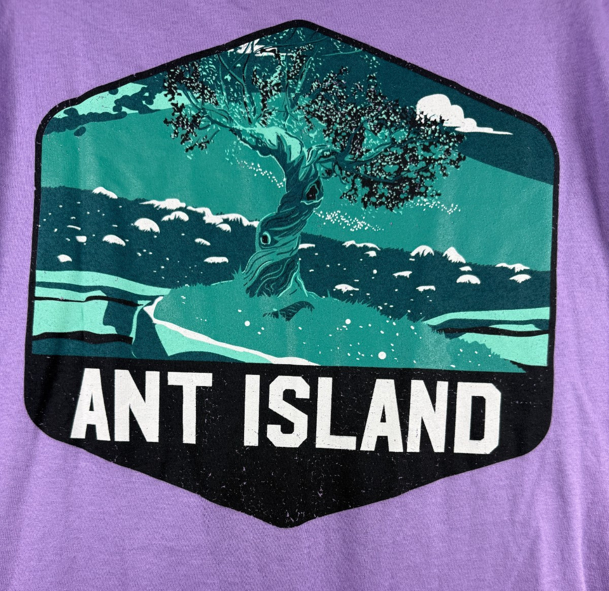 Disney x Pixar A Bugs Life Ant Island Shirt Mens Size Large Lavender RARE