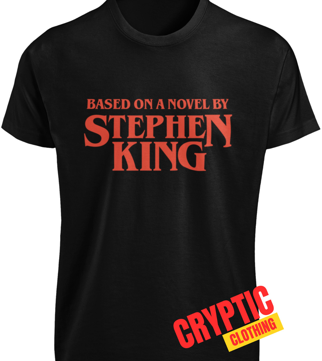 Based On A Novel By Stephen King It T-SHIRT Horror Movie Books Monster Squad TEE