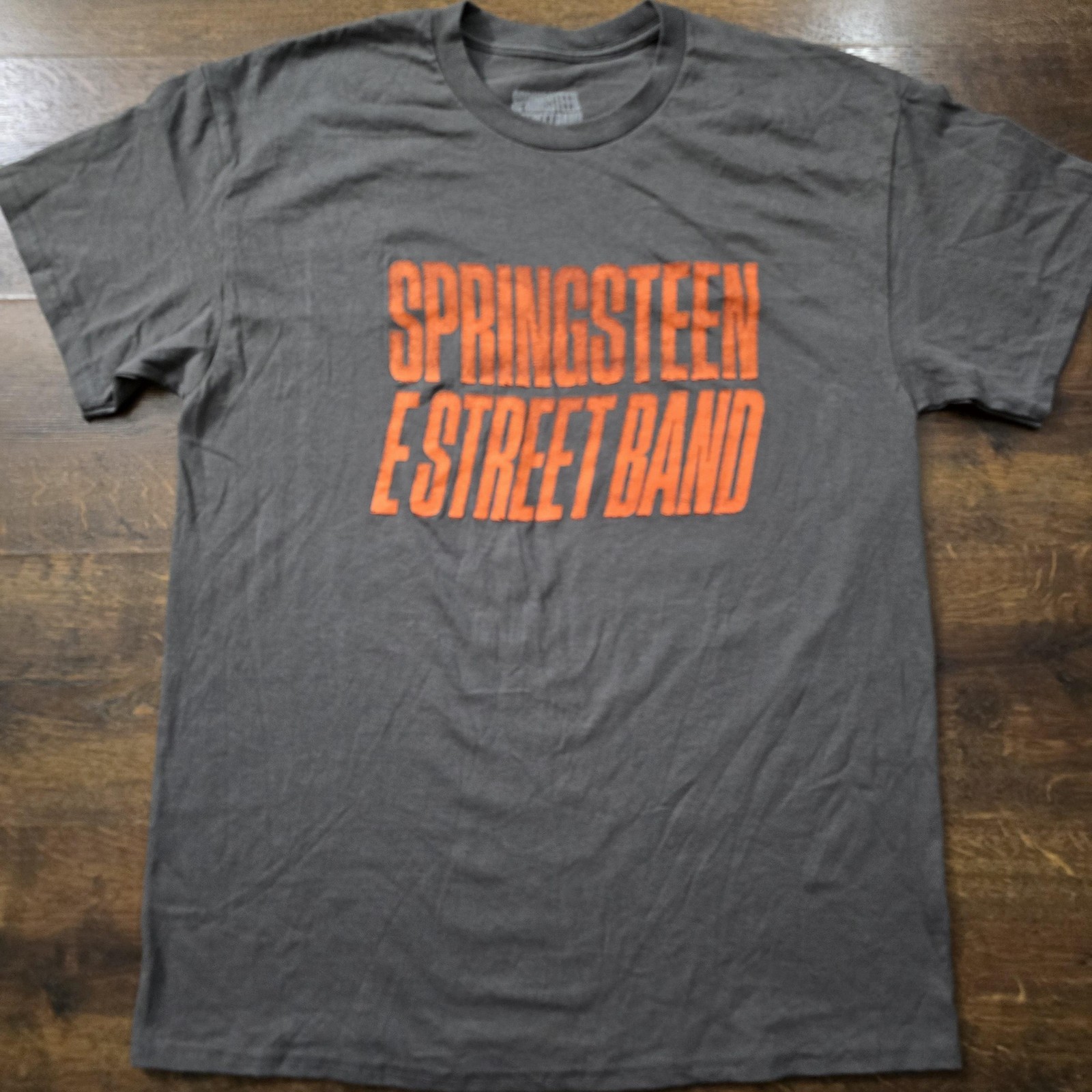 Springsteen E Street Band Shirt Mens Large Gray 2024 On Tour Concert Tee